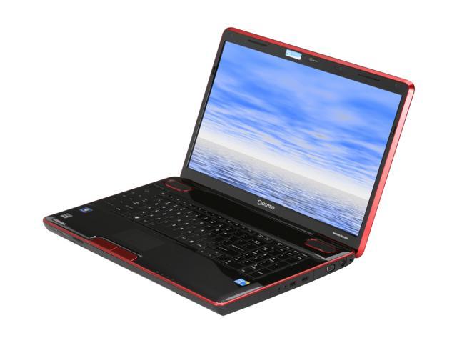TOSHIBA Laptop Qosmio Intel Core i7 1st Gen 720QM 4GB Memory 320GB HDD NVIDIA GeForce GTS 250M 18.4" Windows 7 Home Premium 64-bit X505-Q830