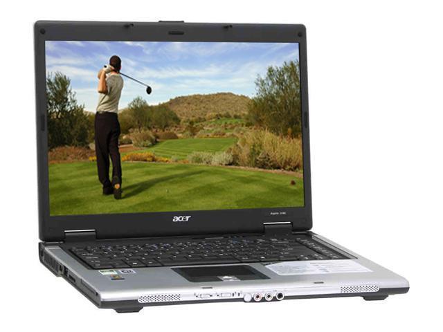 Acer Laptop Aspire 3400+ 512MB Memory 60GB HDD ATI Radeon Xpress 1100 IGP 15.4" Windows XP Media Center AS3100-1033