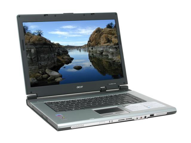 Acer Laptop TravelMate Intel Pentium M 740 512MB Memory 80GB HDD Intel GMA 900 15.4" Windows XP Professional 4062WLCi