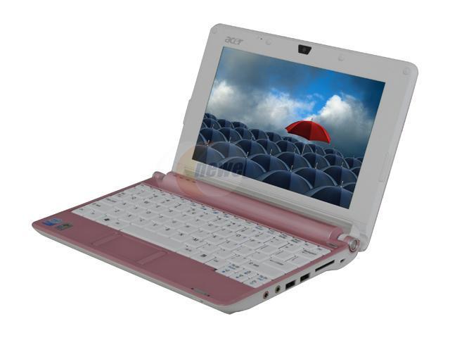 Acer Aspire One AOA150-1672 Pink Intel Atom N270(1.60 GHz) 8.9" WSVGA 1GB Memory 160GB HDD Netbook