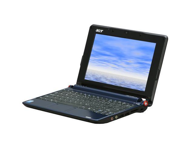 Acer Aspire One AOA110-1113 Blue Intel Atom N270(1.60 GHz) 8.9" 512MB Memory 8GB SSD Netbook