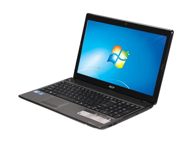 Acer Laptop Aspire Intel Core i3 1st Gen 350M (2.26GHz) 4GB Memory 320GB HDD Intel HD Graphics 15.6" Windows 7 Home Premium 64-bit AS5741-5763