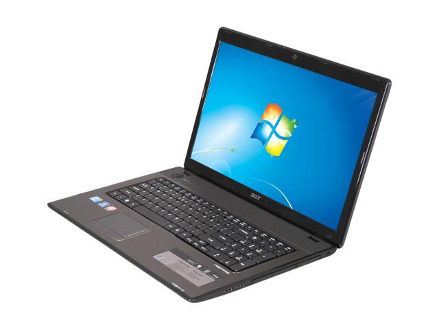 Acer Laptop Aspire Intel Core i5 1st Gen 460M (2.53GHz) 4GB Memory 500GB HDD ATI Mobility Radeon HD 5650 17.3" Windows 7 Home Premium 64-bit AS7741G-7017