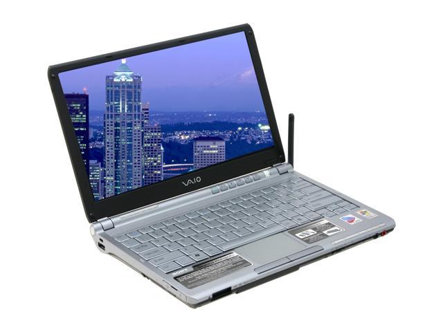 SONY Laptop VAIO TX Series Intel Pentium M ULV 753 1GB Memory 60GB HDD Intel GMA 900 11.1" Windows XP Professional VGN-TX670P/B