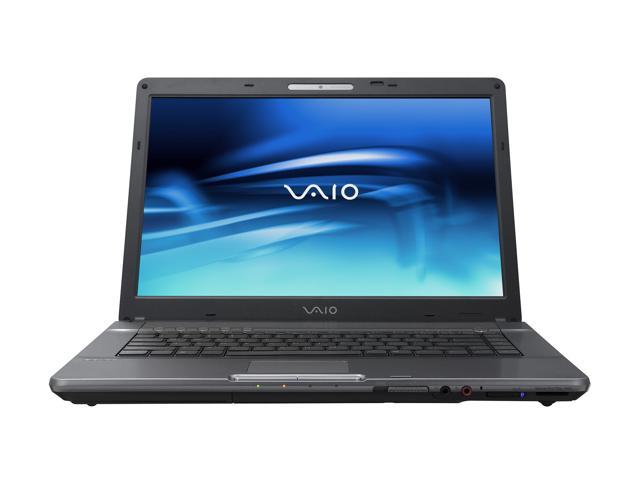 SONY Laptop VAIO FE Series Intel Core 2 Duo T5500 2GB Memory 120GB HDD Intel GMA 950 15.4" Windows Vista Home Premium VGN-FE870E/H