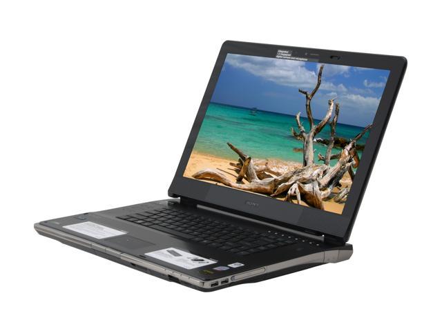 SONY Laptop VAIO AR Series Intel Core 2 Duo T9300 4GB Memory 400GB HDD NVIDIA GeForce 8600M GT 17.0" Windows Vista Ultimate VGN-AR790U/B