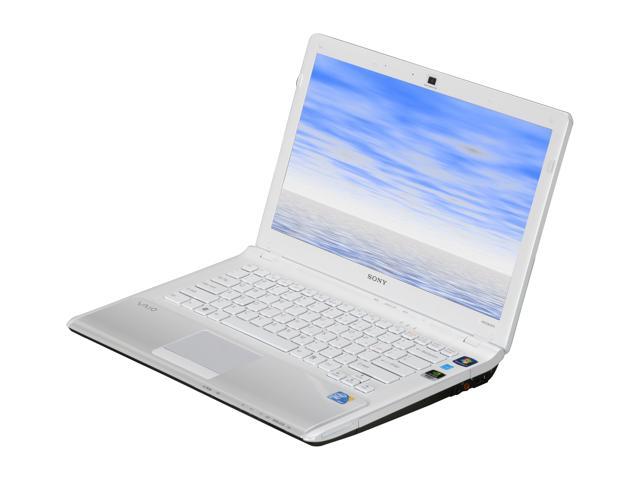 SONY Laptop VAIO CW Series Intel Core 2 Duo T6600 4GB Memory 320GB HDD NVIDIA GeForce GT 230M 14.0" Windows 7 Home Premium 64-bit VPCCW14FX/W