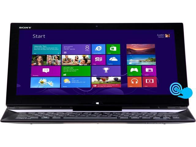 SONY VAIO Duo 13 Intel Core i5 8GB 128GB SSD 13.3" FHD Touchscreen 2-in-1 Ultrabook/Tablet (SVD1321BPXB) - Carbon Black