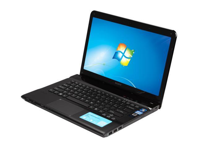 SONY Laptop VAIO Intel Core i5-2450M 6GB Memory 750GB HDD Intel HD Graphics 3000 14.0" Windows 7 Home Premium 64-Bit SVE14117FXB