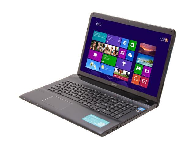 SONY Laptop VAIO E Series Intel Core i5-3210M 6GB Memory 750GB HDD Intel HD Graphics 4000 17.3" Windows 8 64-bit SVE17122CXB
