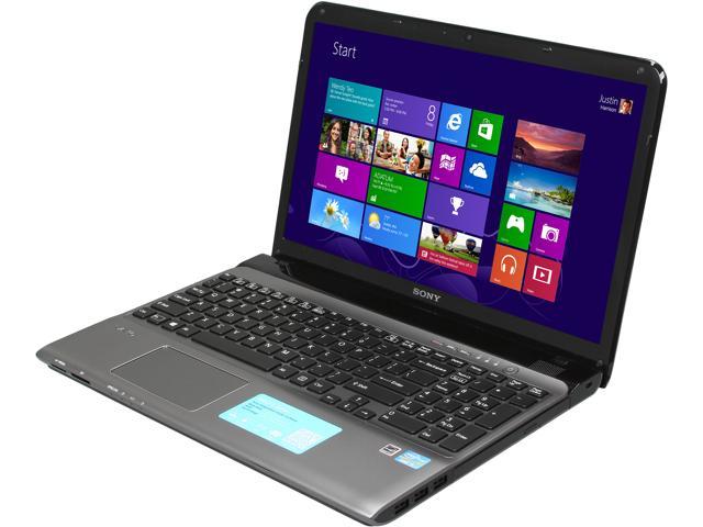 SONY Laptop VAIO E Series Intel Core i5-3230M 8GB Memory 1TB HDD Intel HD Graphics 4000 15.5" Windows 8 64-Bit SVE15137CXS