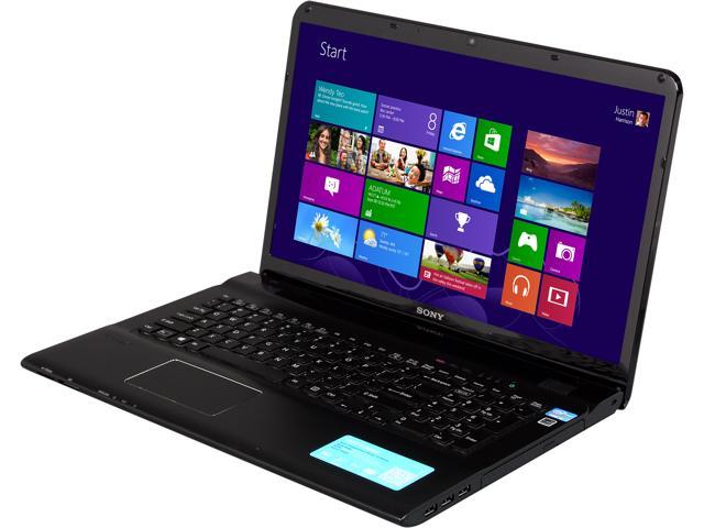 SONY Laptop VAIO E Series Intel Core i5-3230M 6GB Memory 750GB HDD Intel HD Graphics 4000 17.3" Windows 8 64-Bit SVE17132CXB