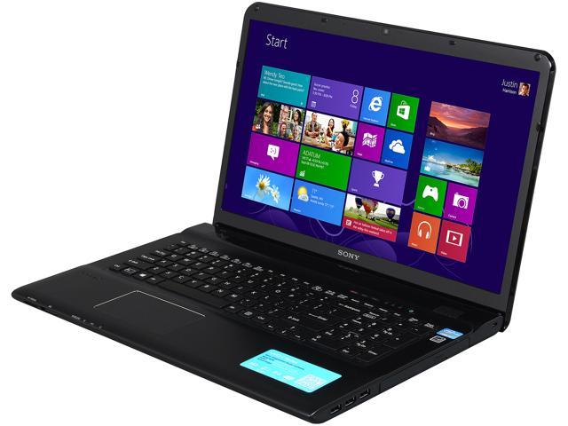 SONY Laptop VAIO E Series Intel Core i7-3632QM 8GB Memory 1TB HDD Intel HD Graphics 4000 17.3" Windows 8 64-Bit SVE17135CXB