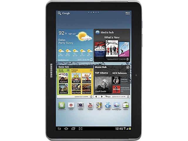 Samsung Galaxy Tab 2 10.1" Android Tablet (Wi-Fi) with Dual Core 1.0Ghz, 16GB Memory, MicroSD up to 32GB, WXGA 1280X800, TFT (PLS) Display, GPS, Bluetooth 3.0, Android 4.0 Ice Cream Sandwich