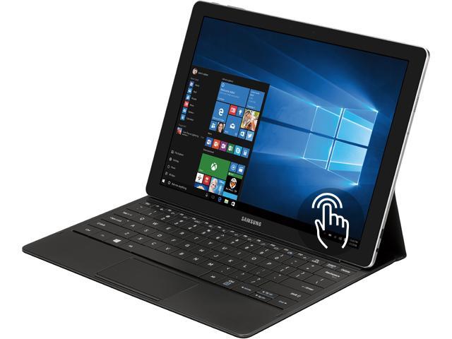 SAMSUNG Galaxy TabPro S SM-W700NZKAXAR 4GB Memory 128GB SSD 12.0" 2160 x 1440 Tablet Windows 10 Home Black
