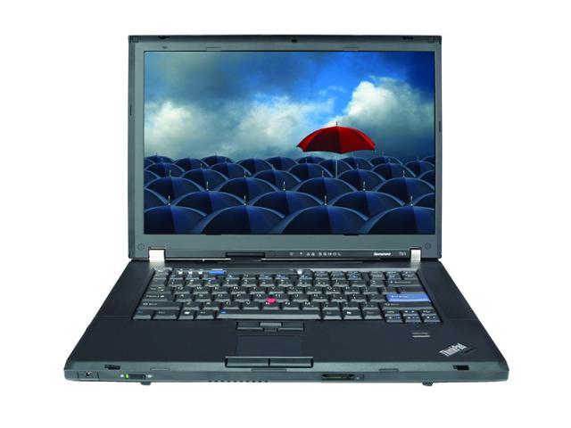 ThinkPad Laptop T Series Intel Core 2 Duo T8100 1GB Memory 160GB HDD NVIDIA NVS 140M 15.4" Windows XP Professional T61(6460DWU)