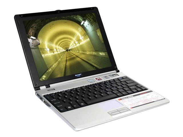 SHARP Laptop Actius 1.00GHz 512MB Memory 20GB HDD ATI Mobility Radeon 10.4" Windows XP Home MM20