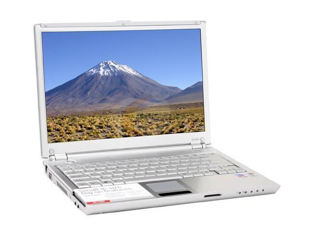 SHARP Laptop Intel Pentium M 740 512MB Memory 80GB HDD Intel GMA 900 13 ...