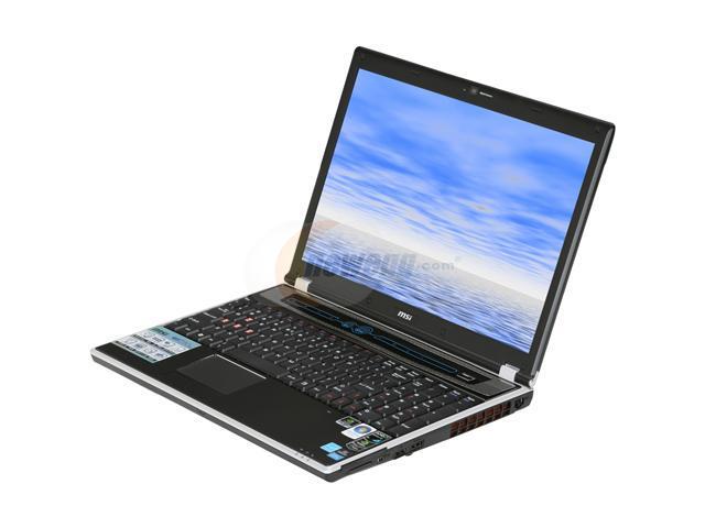 MSI Laptop AMD Athlon X2 QL-62 (2.00GHz) 4GB Memory 320GB HDD NVIDIA GeForce 9600M GT 15.4" Windows Vista Home Premium GX630-001US
