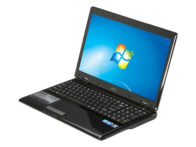 MSI Laptop Intel Core i3 1st Gen 330M (2.13GHz) 4GB Memory 320GB HDD Intel HD Graphics 15.6" Windows 7 Home Premium CR620-033US