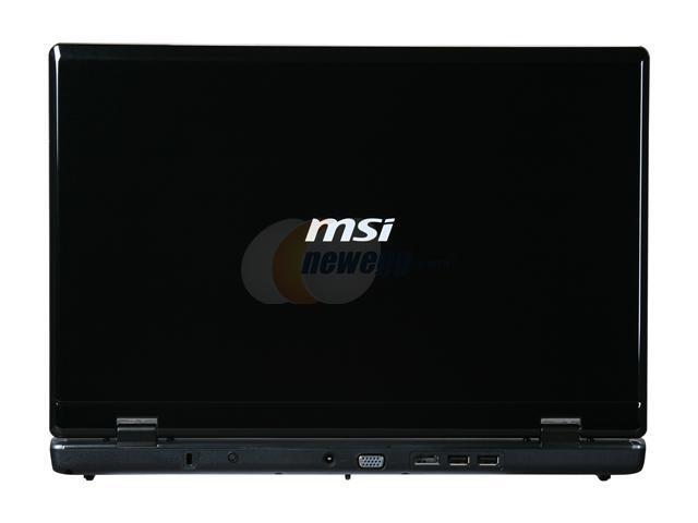 MSI Laptop Intel Celeron T3100 2GB Memory 250GB HDD NVIDIA GeForce ...