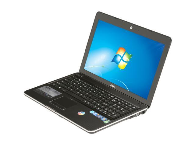 MSI Laptop Intel Core i5 1st Gen 450M (2.40GHz) 4GB Memory 500GB HDD Intel HD Graphics 15.6" Windows 7 Home Premium 64-bit P600-019US