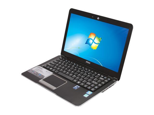 MSI Laptop X Series AMD Dual-Core Processor E-450 (1.65GHz) 4GB Memory 500GB HDD AMD Radeon HD 6320 13.4" Windows 7 Home Premium 64-Bit X370-205US