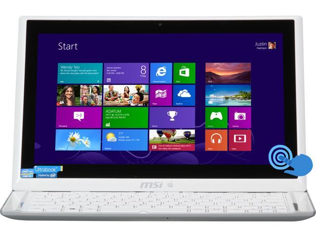 MSI Ultrabook S Series Intel Core i5-3337U 8GB Memory 128 GB SSD Intel ...