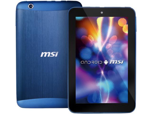 MSI Enjoy 71 1GB DDR3 Memory 7.0" 1024 x 600 Tablet Android 4.0 (Ice Cream Sandwich) Blue