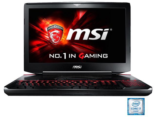 MSI GT Series - 18.4" - Intel Core i7-6920HQ - NVIDIA GeForce GTX 980 SLI - 32 GB DDR4 - 1TB HDD 512 GB SSD - Windows 10 Home - Gaming Laptop (GT80S TITAN SLI-072 )