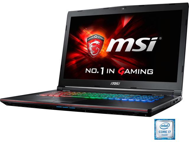 MSI GE Series - 17.3" - Intel Core i7-6700HQ - NVIDIA GeForce GTX 970M - 16 GB DDR4 - 1TB HDD 128 GB SSD - Windows 10 Home 64-Bit - Gaming Laptop (GE72 Apache Pro-070 )