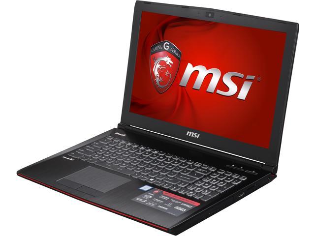 MSI GE Series - 15.6" - Intel Core i7-6700HQ - NVIDIA GeForce GTX 970M - 16 GB DDR4 - 1TB HDD 128 GB SSD - Windows 10 Home 64-Bit - Gaming Laptop (GE62 Apache Pro-001 )