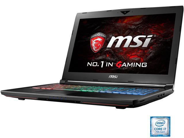 MSI GT Series - 15.6" IPS - Intel Core i7-7700HQ - GeForce GTX 1060 - 16 GB DDR4 - 1TB HDD 256 GB SSD - Windows 10 Home 64-Bit - Gaming Laptop (GT62VR DOMINATOR-240 )