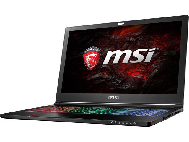 MSI GS Series - 15.6" IPS - Intel Core i7 7th Gen 7700HQ (2.80GHz) - NVIDIA GeForce GTX 1050 Ti - 16 GB DDR4 - 1TB HDD 256 GB SSD - Windows 10 Home 64-Bit - Gaming Laptop (GS63 STEALTH PRO-016 )
