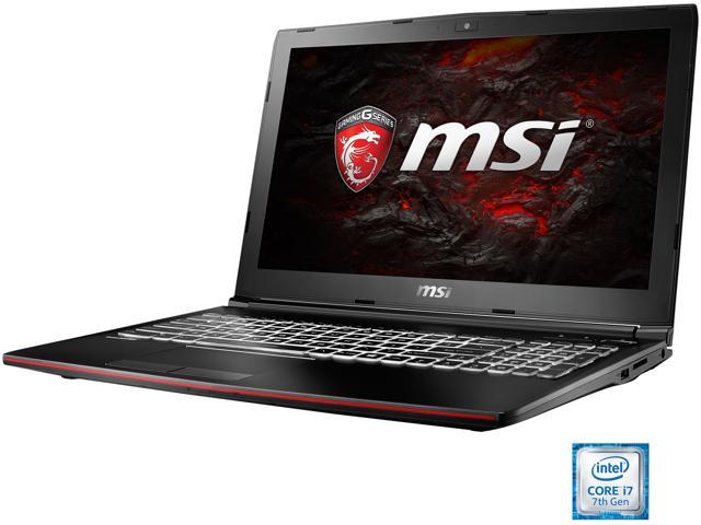 MSI GP Series - 15.6" - Intel Core i7 7th Gen 7700HQ (2.80GHz) - NVIDIA GeForce GTX 1060 - 16 GB DDR4 - 1TB HDD 128 GB SSD - Windows 10 Home 64-Bit - Gaming Laptop (GP62MVR Leopard Pro-450 )