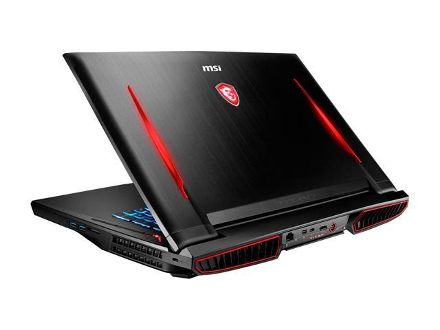 MSI GT73VR TITAN 4K-867 Gaming Laptop Intel Core i7-7820HK 2.9 GHz 17.3 ...