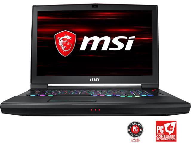 MSI GT Series GT75 TITAN-058 17.3" 120 Hz FHD GTX 1080 8 GB VRAM  i7-8750H 16 GB Memory 1TB HDD 256GB SSD Windows 10 Home 64-Bit Gaming Laptop -- ONLY @ NEWEGG