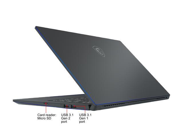 MSI Laptop Intel Core i7 8565U (1.80 GHz) 16 GB Memory 512 GB SSD