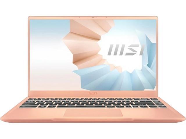 MSI Laptop Modern 14 B11MO-038 Intel Core i7 11th Gen 1165G7 (2.80 GHz) 8 GB Memory 512 GB NVMe SSD Intel Iris Xe Graphics 14.0" Windows 10 Home 64-bit