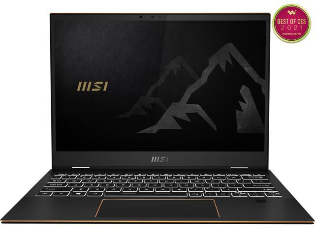 MSI SUMMIT E13FLIP Evo 13.4" FHD+ TOUCH Ultra Thin and Light Professional 2-in-1 Laptop Intel Core i7-1185G7 IRIS Xe 32 GB DDR4 1 TB NVMe SSD Win10 PRO with MSI Pen