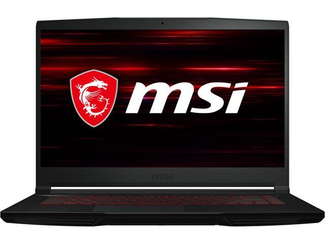 MSI GF Series - 15.6" 60 Hz IPS - Intel Core i5 10th Gen 10500H (2.50 GHz) - NVIDIA GeForce GTX 1650 - 8 GB DDR4 - 256 GB PCIe SSD - Windows 10 Home 64-bit - Gaming Laptop (GF63 Thin 10SC-222 )