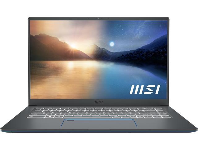 MSI Laptop Intel Core i5 11th Gen 1155G7 (2.50GHz) 16GB Memory 512 GB NVMe SSD NVIDIA GeForce GTX 1650 Max-Q 15.6" Windows 10 Pro 64-bit Prestige 15 A11SC-048