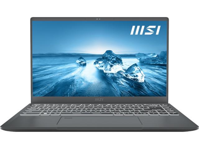 MSI Laptop Prestige 14 Intel Core i7 12th Gen 1260P (2.10GHz) 16GB Memory 512 GB NVMe SSD NVIDIA GeForce RTX 3050 Laptop GPU 14.0" Windows 11 Pro 64-bit Prestige 14 A12UC-006