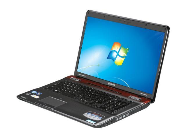 TOSHIBA Laptop Qosmio Intel Core i7-2670QM 8GB Memory 1TB HDD NVIDIA GeForce GTX 560M 17.3" Windows 7 Home Premium 64-Bit X775-Q7384