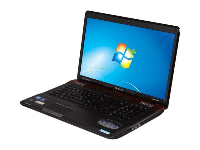 TOSHIBA Laptop Qosmio X775-Q7170B Intel Core i5 2nd Gen 2450M (2.50GHz) 6GB Memory 640GB HDD NVIDIA GeForce GTX 560M 17.3" Windows 7 Home Premium 64-Bit