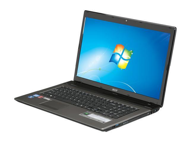 Acer Laptop Aspire Intel Core i7-2630QM 6GB Memory 750GB HDD AMD Radeon HD 6650M 17.3" Windows 7 Home Premium 64-bit AS7750G-9657