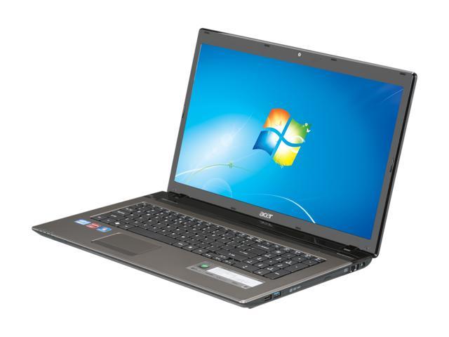 Acer Laptop Aspire Intel Core i7 2nd Gen 2670QM (2.20GHz) 6GB Memory 750GB HDD AMD Radeon HD 6650M 17.3" Windows 7 Home Premium 64-bit AS7750G-9411