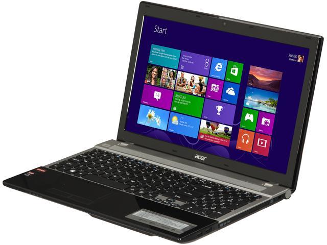 Acer Aspire - 15.6" - AMD A10-4600M - AMD Radeon HD 7670M - 6 GB DDR3 - 750GB HDD - Windows 8 - Gaming Laptop (V3-551G-X419 )