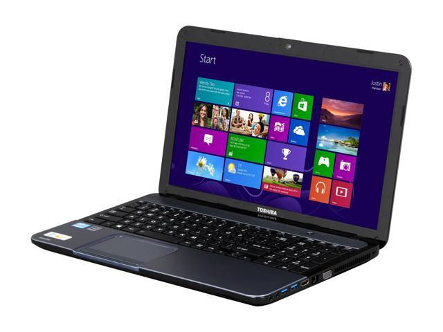 TOSHIBA Laptop Satellite Intel Core i7-3630QM 8GB Memory 750GB HDD Intel HD Graphics 4000 15.6" Windows 8 S855-S5378