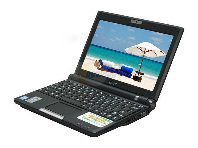 ASUS Eee PC EPC900HA-BLK006X Shiny Black Intel Atom N270(1.60 GHz) 8.9" WSVGA 1GB Memory 160GB HDD Netbook